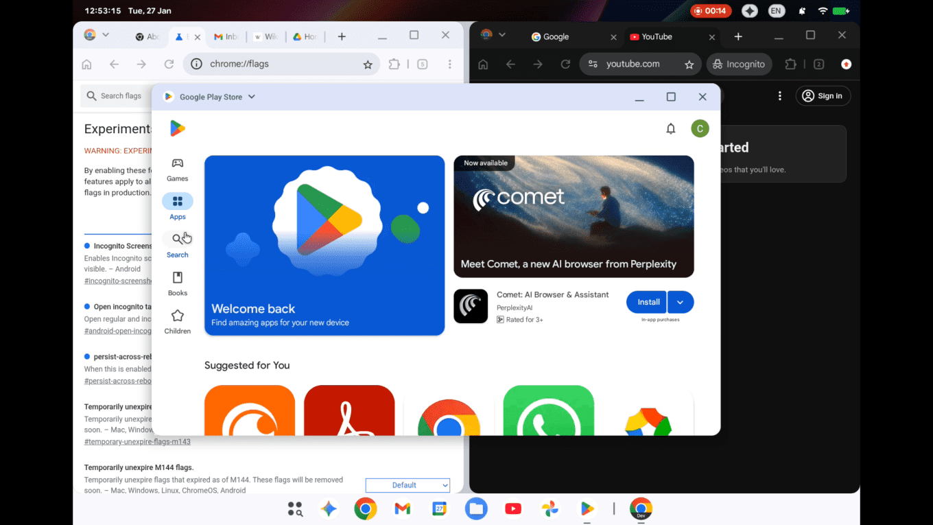 Android Operating System Desktop Aluminium OS: beelden gelekt van nieuwe Android-desktopinterface ...