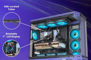 Bild zu Waterkoeling: 360mm-AIO-waterkoeler met magnetisch display en unibody-fans voor 200 euro bij Thermaltake