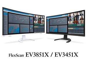 Bild zu Monitoren Beamers: Eizo geeft twee curved FlexScan-ultrawides 7 jaar garantie, oog op productiviteit