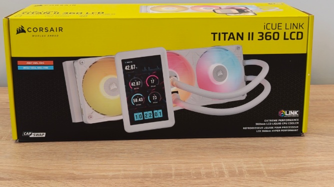 Corsair iCue Link Titan II 360 RX LCD Review: high-end AMD-waterkoeling met handig DisplayPort-scherm
